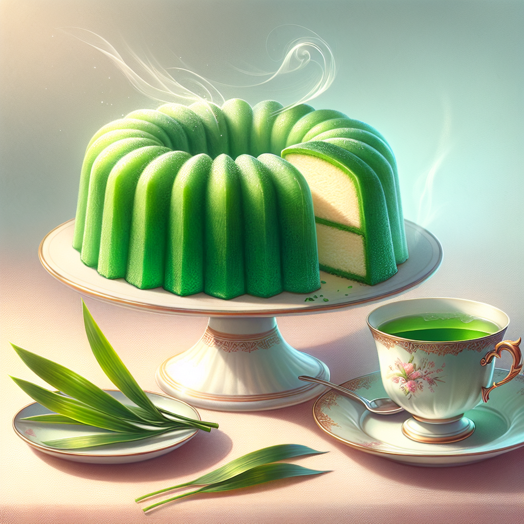 Pandan Chiffon Cake: Light, Delicate and Vividly Green