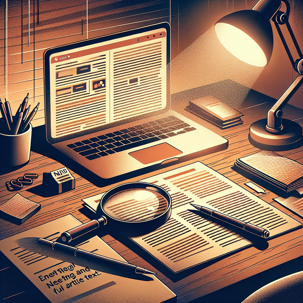 Share Results Aren’t the Story Yet: Why This Search List Needs One Article to Work From