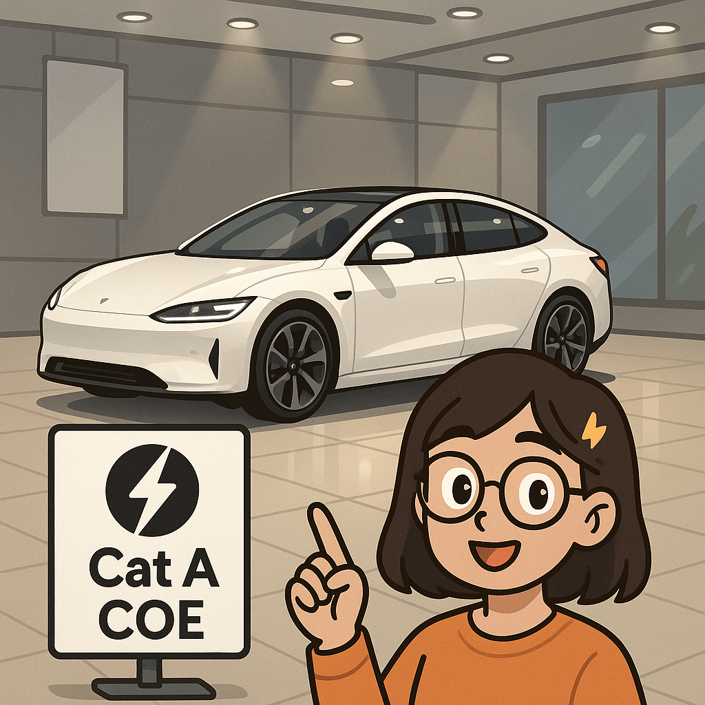 A New Electric Sedan Arrives in Singapore: Meeting Cat A COE Rules