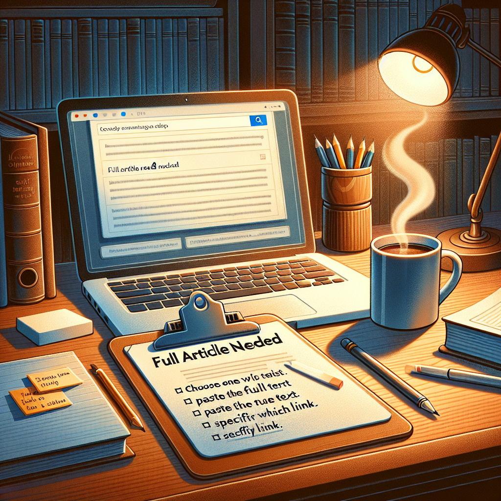I Need the Article Text (Not Just Search Results) to Write the Blog Post