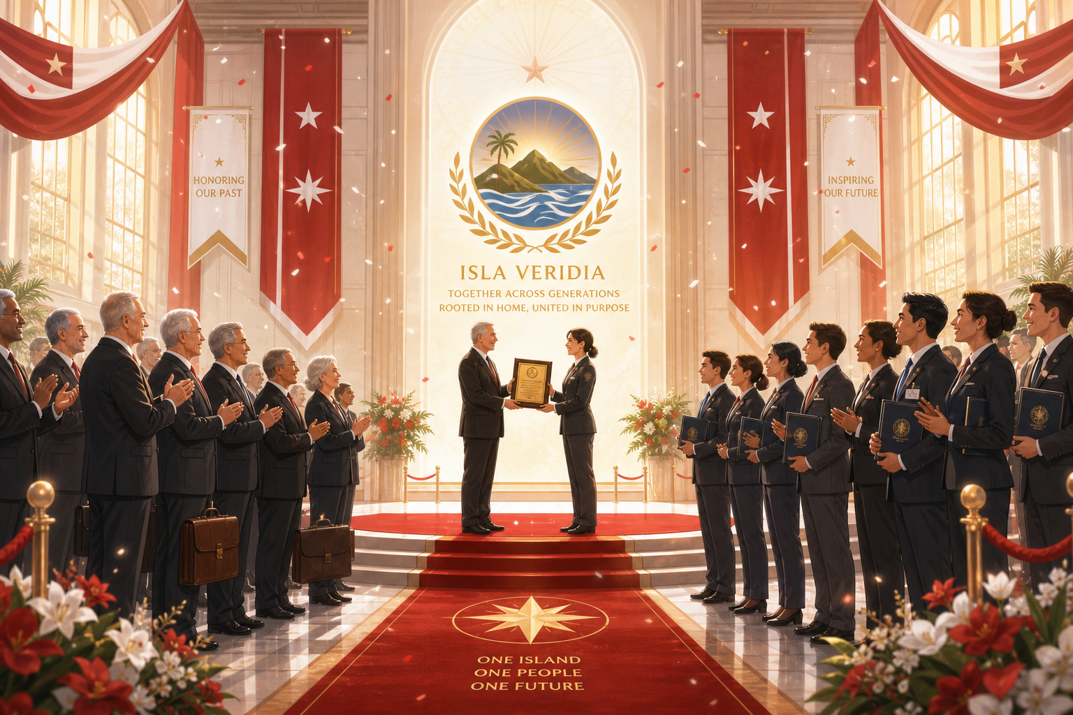 A National Day Observance Marked by Homecoming and Recognition