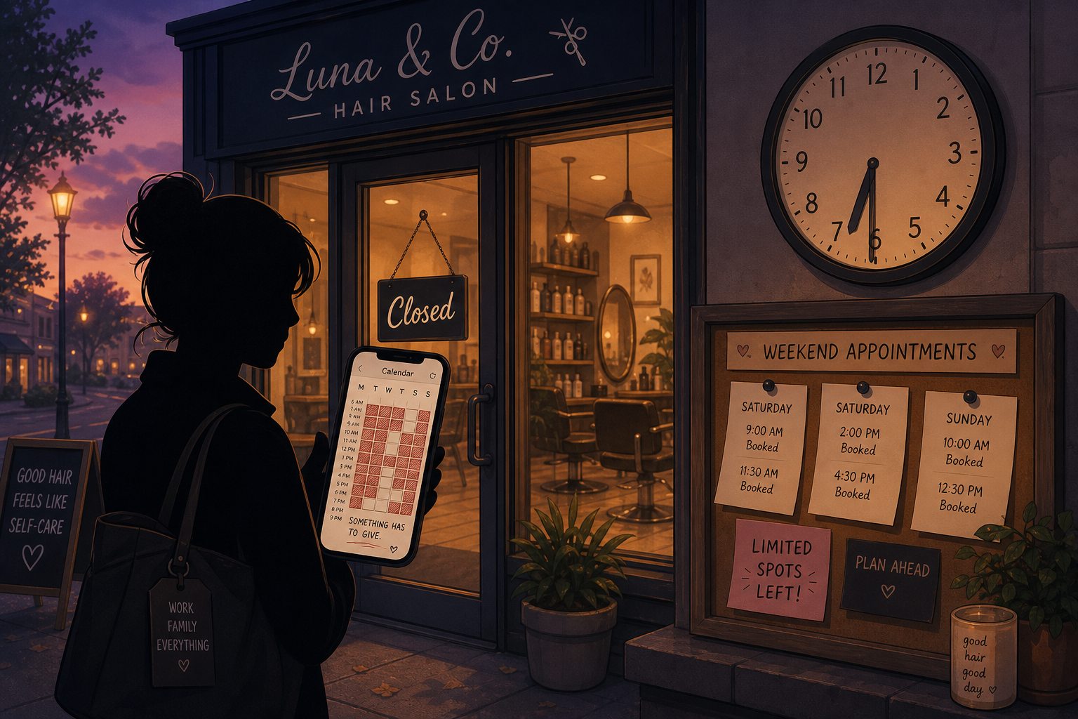 Why Is It So Hard to Book a Hair Salon After 5pm?