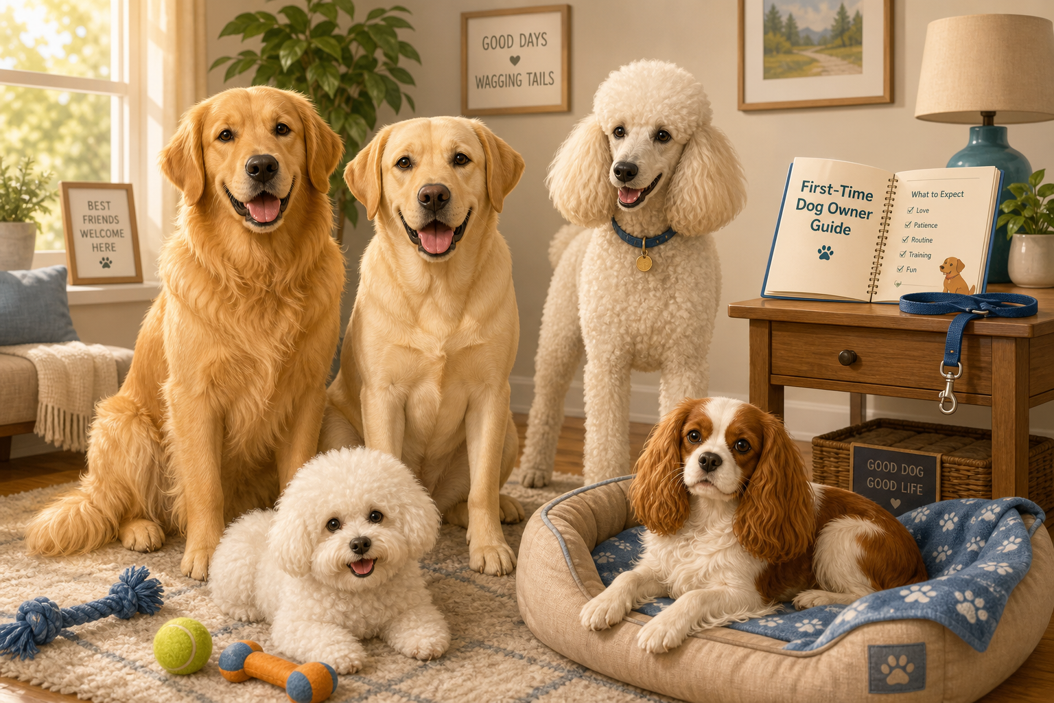 Top Dog Breeds for First-Time Owners: A Quick Guide