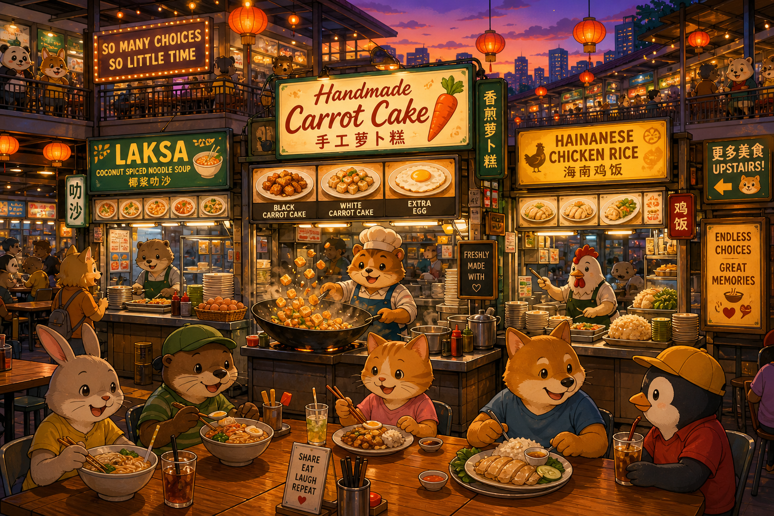 A Family Food Adventure Through Singapore’s Hawker Centers