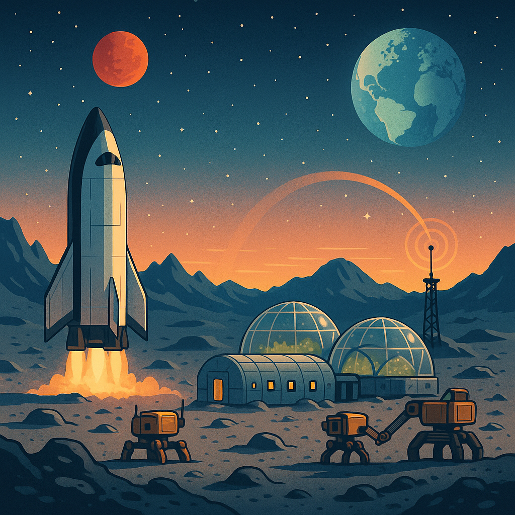 SpaceX Turns Its First City-Building Ambition Toward the Moon