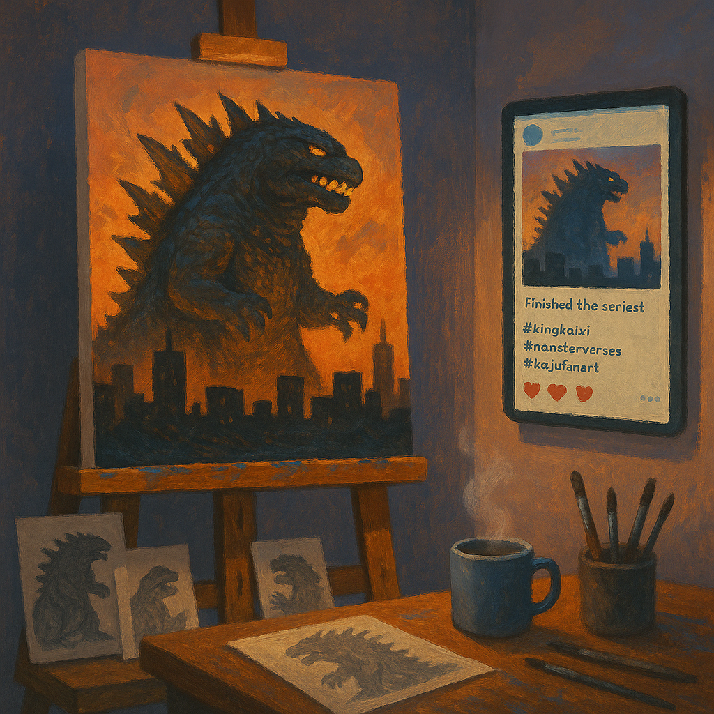 Last Roar for Now: Angel R. Barcellos Shares Final Piece of Her Godzilla Run