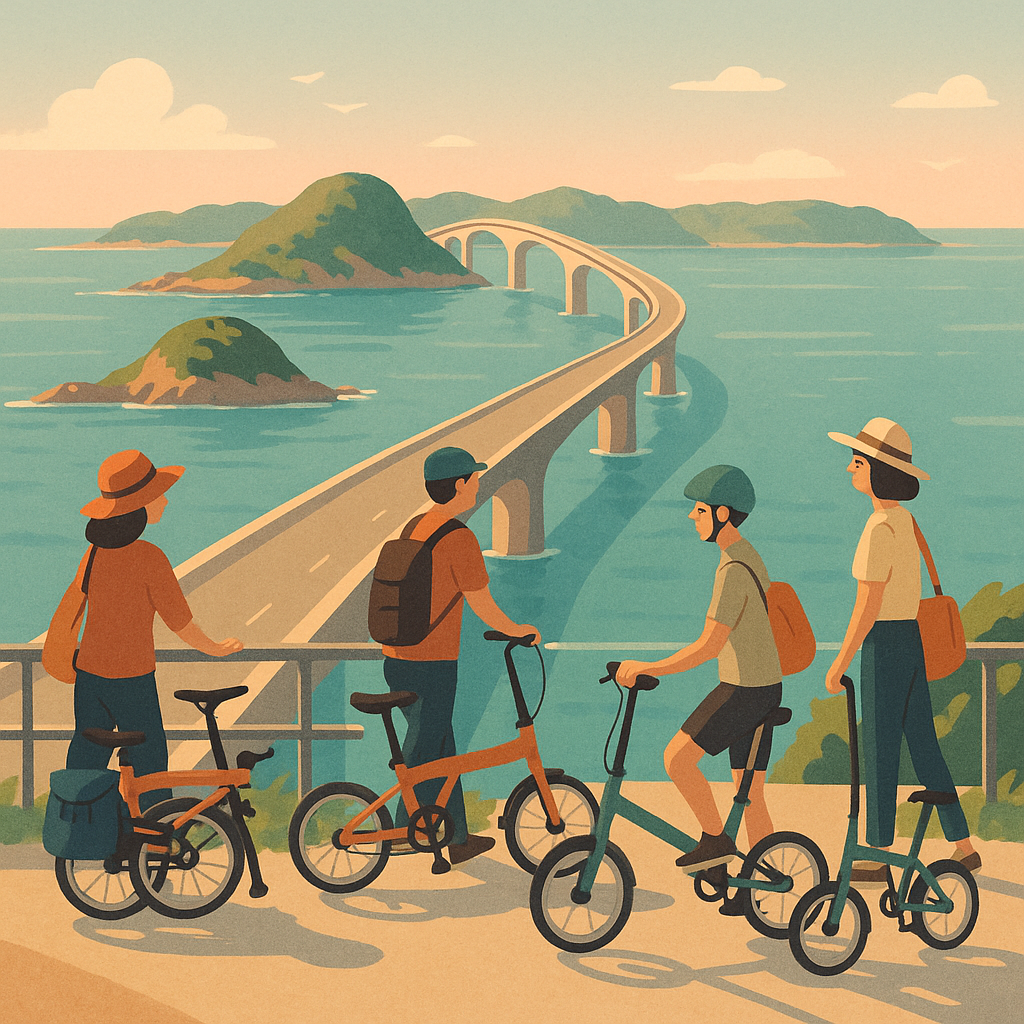 Two Bromptons on the Shimanami Kaido: Lessons from a July 2025 Osaka Trip