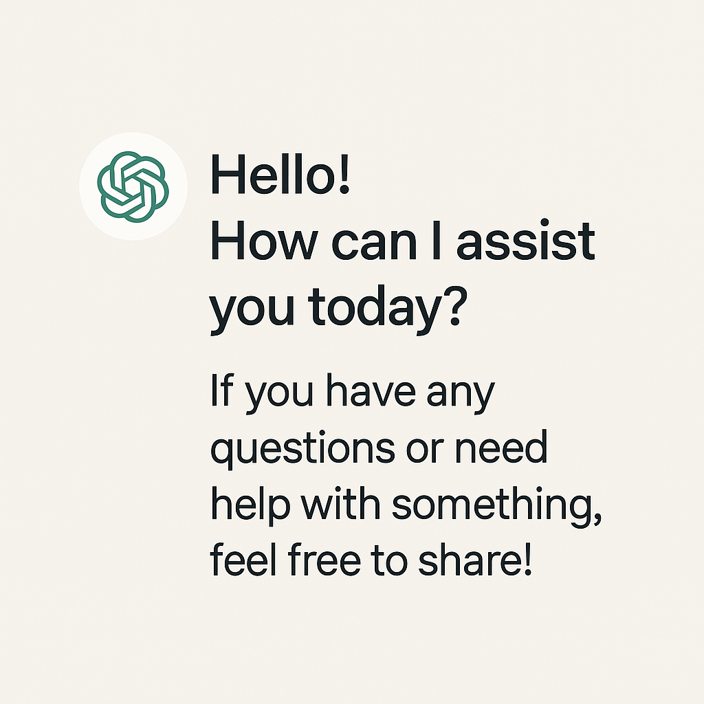 Welcome! How Can I Help You Today?