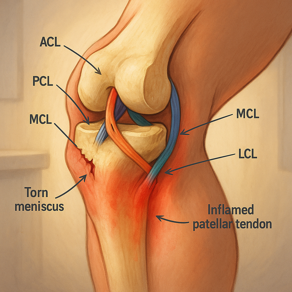 Understanding Knee Injuries: Types, Symptoms, and Treatments