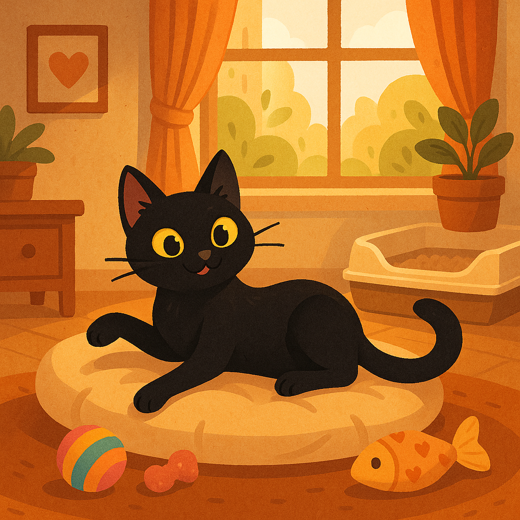 The Charm of Black Cats: Myths, Care, and Companionship